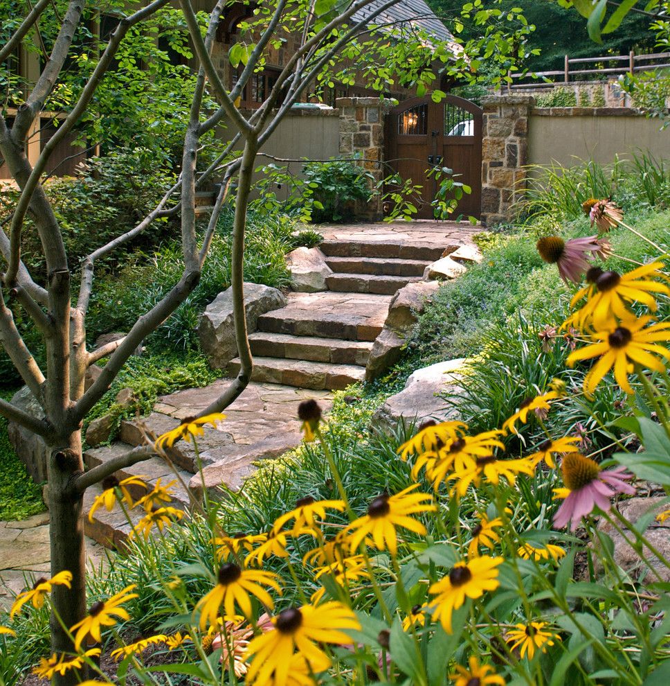 Danielle Fence for a Contemporary Landscape with a Outdoor Stairs and D by Plusen Landscape Architects