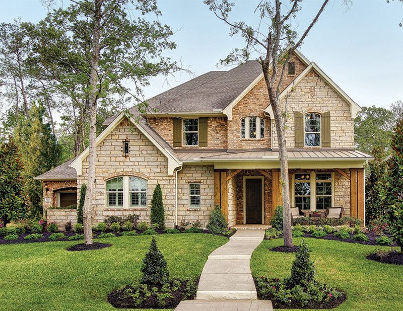 David Weekley Homes Houston for a Traditional Exterior with a Traditional and the Huntsburg by David Weekley Homes