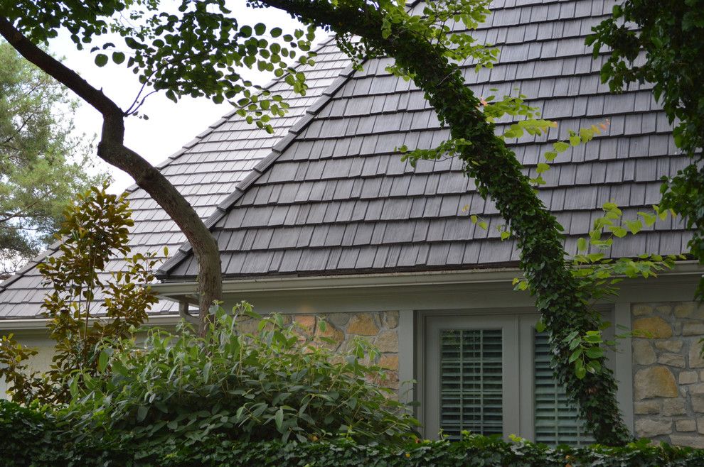 Davinci Roofscapes for a Contemporary Exterior with a Shingle Roof and Davinci Roofscapes by Davinci Roofscapes