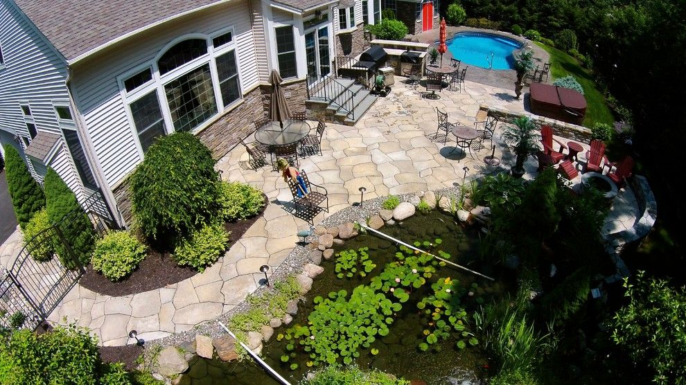 Decomposed Granite Patio for a Contemporary Spaces with a Landscape Design and Aerial by Pearl Landscaping & Patio Company