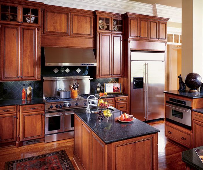 Decora Cabinets for a Traditional Kitchen with a Tile Backsplash and Decora Kitchen Cabinets by Gti Supply