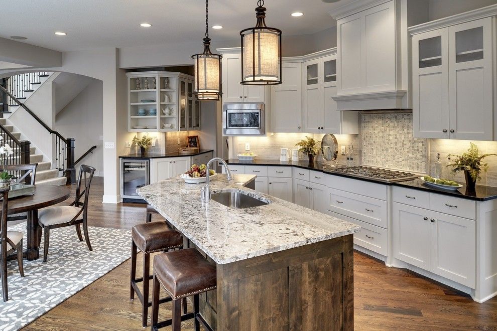 Del Monte Theater for a Transitional Kitchen with a Open Floor Plan and Kitchen   Coyote Song Model   2014 Spring Parade of Homes by Gonyea Homes & Remodeling