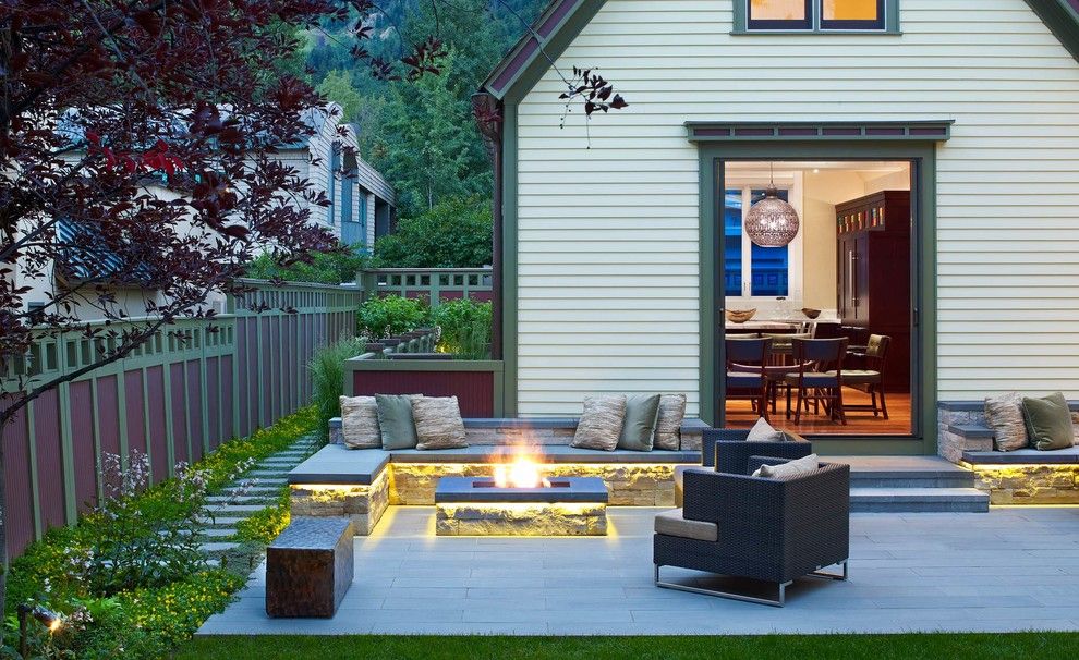 Dewey Furniture for a Transitional Patio with a Stepping Stones and Various Landscape Architects, Exteriors by Jason Dewey Photography