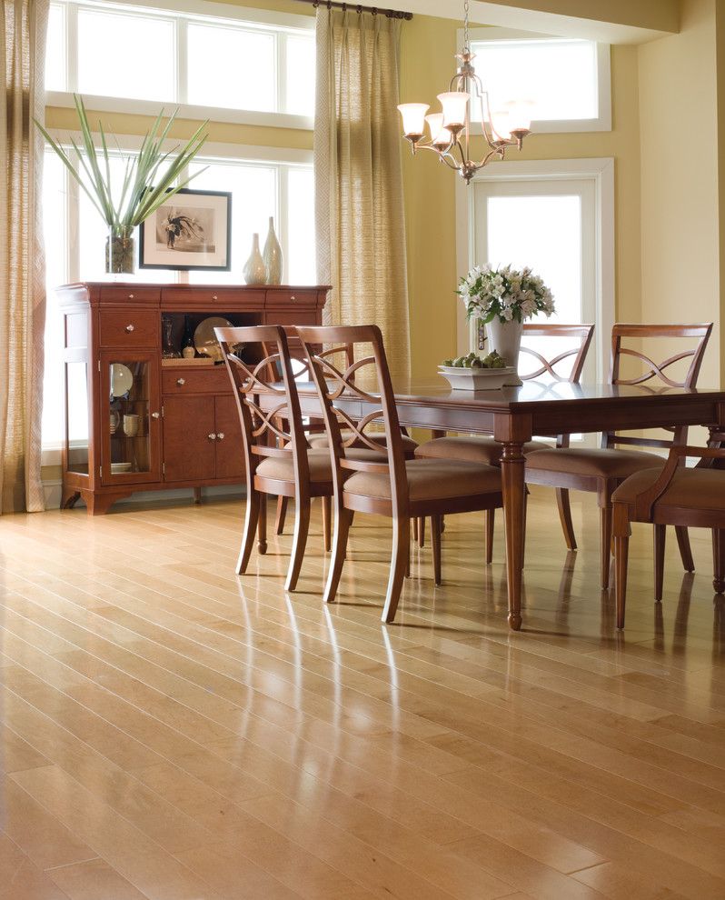 Dixie Carpet for a Traditional Dining Room with a Hardwood and Dining Room by Carpet One Floor & Home