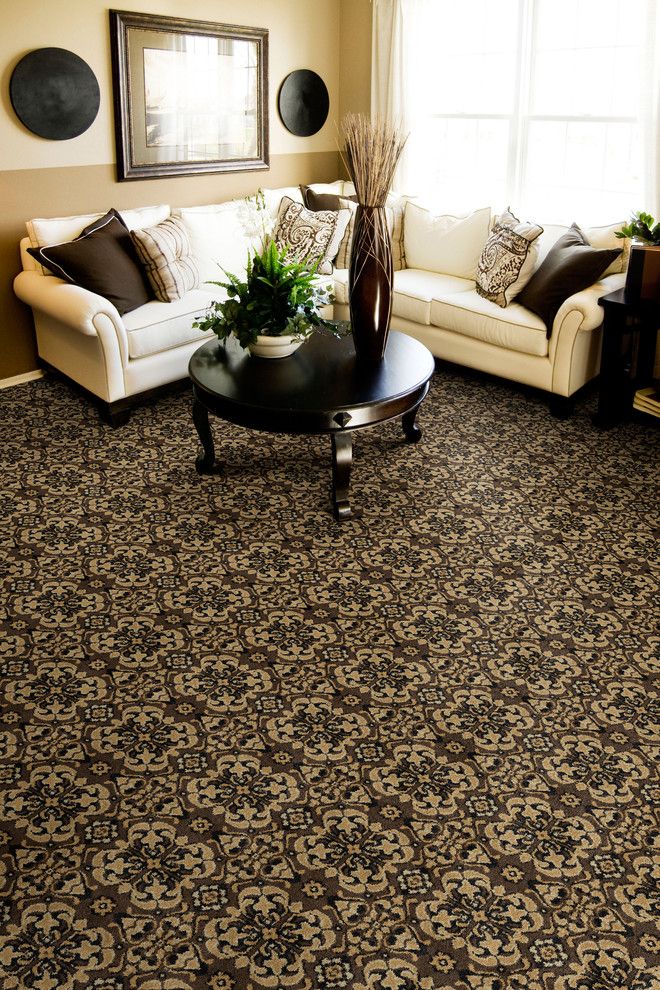 Dixie Carpet for a Traditional Living Room with a Living and Living Room by the Dixie Group: Carpet & Rugs