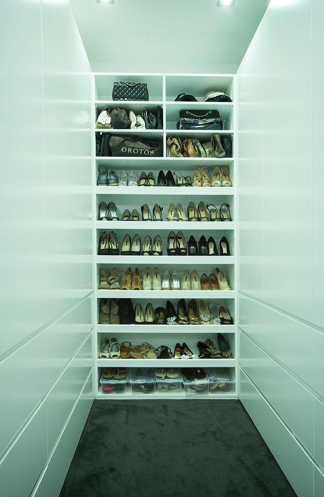 Diy Shoe Rack for a Modern Closet with a Blum and Guildford by Famous for Kitchens Australia