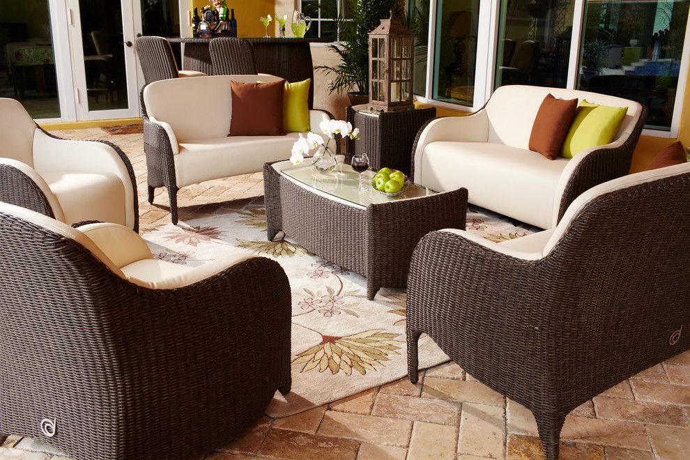 Dorado Furniture for a Traditional Patio with a Ultra Plush and Luxor Outdoor Living Room Set by El Dorado Furniture