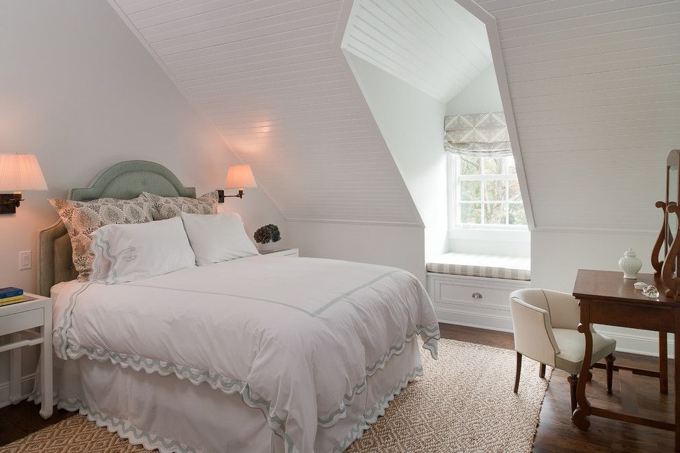 Dormer Windows for a Traditional Bedroom with a Dressing Mirror and Traditional Bedroom by Wrightbuild.com