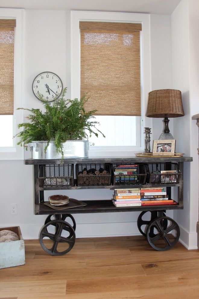 Dovetail Furniture for a Beach Style Entry with a Fern and 310 11th Street by Jasmine Roth