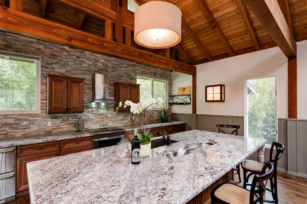 Dovetail Furniture for a Traditional Kitchen with a Windows and Ojai, California Projects by Janelle Interiors