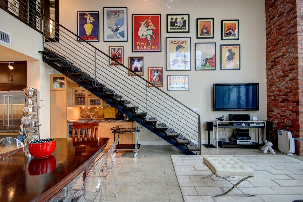 Dr Horton Las Vegas for a Contemporary Staircase with a Vintage French Posters and Las Vegas by Wild Dog Digital Real Estate Photography