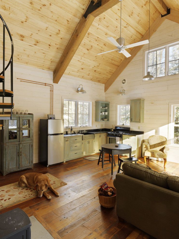 Drywall Alternatives for a Rustic Family Room with a Rustic and Winter Cabin by Susan Teare, Professional Photographer