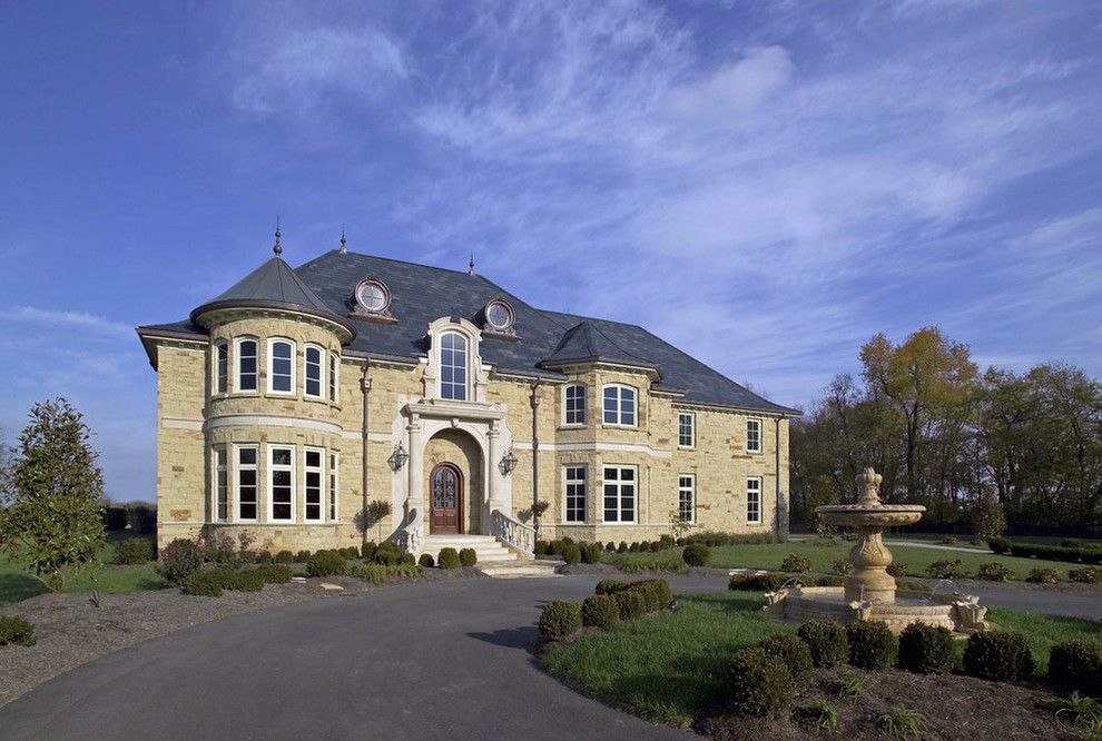 Duckworth Properties for a Traditional Patio with a Circle Drive and Lexington Ky Fountain by Italian Marble, Llc