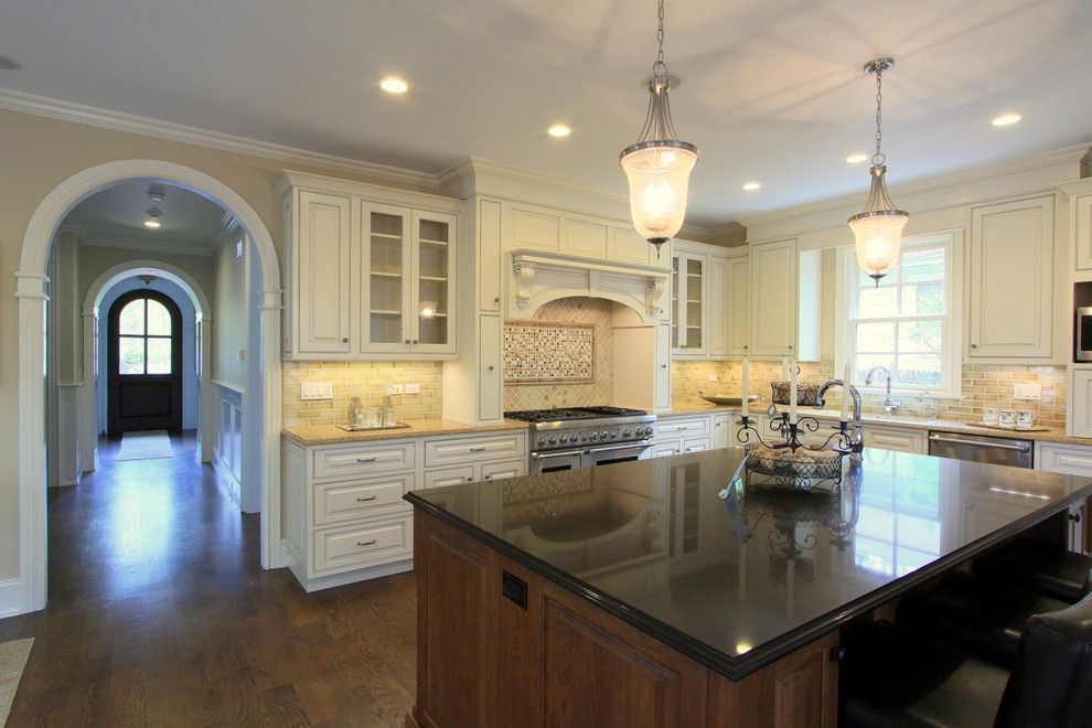 Duraseal Stain for a Traditional Kitchen with a Wood Trim and Fit for a Chef by Mandy Brown Architects, Pc