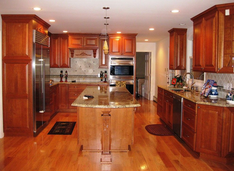 Dynasty Cabinets for a Traditional Kitchen with a Artesia and Dynasty by Omega Cherry Cabinetry by Kitchens by Design