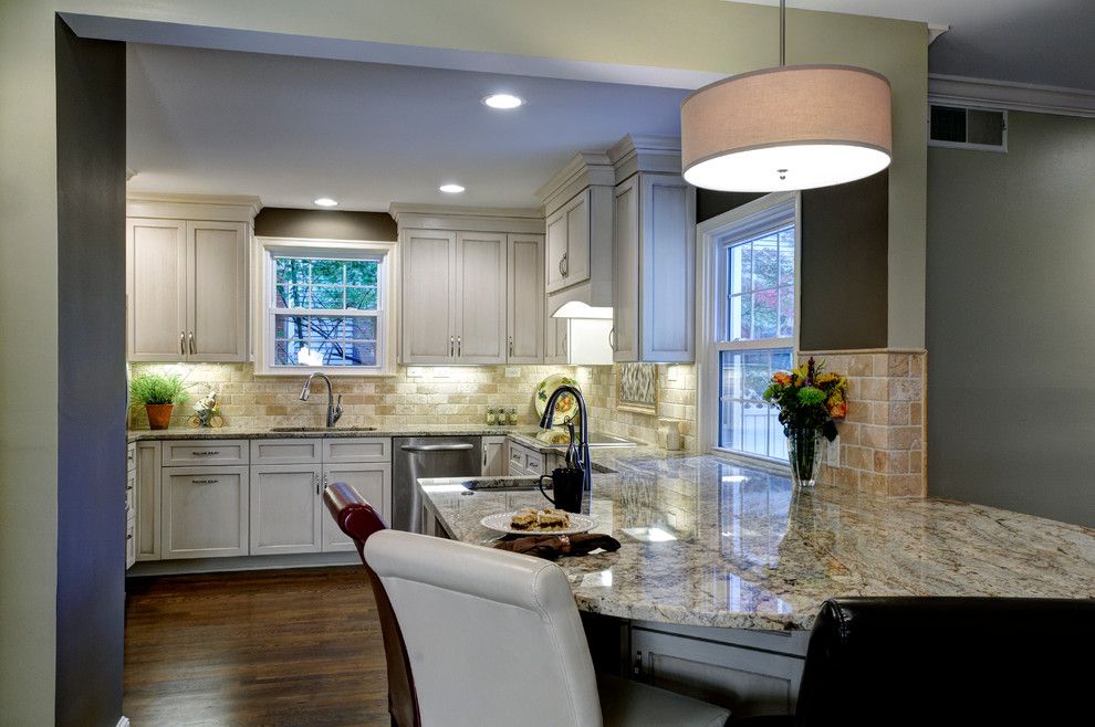 Dynasty Cabinets for a Traditional Kitchen with a Painted and Glazed Cabinets and Painted Kitchen 1 by Courtney Burnett