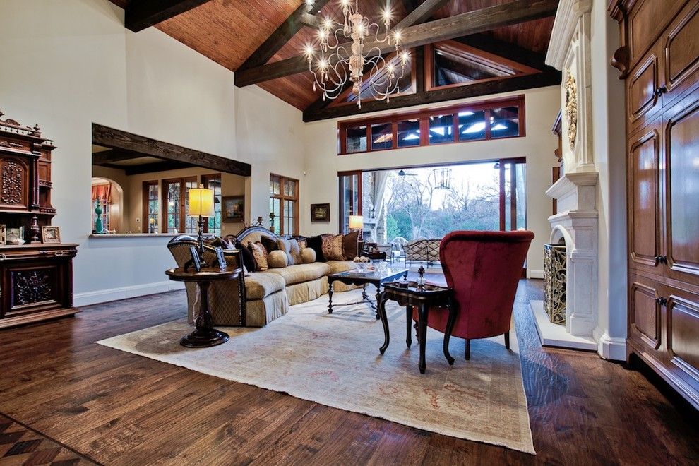 Ebby Halliday Plano for a Traditional Living Room with a Traditional and Michael Molthan Luxury Homes Great Rooms and Family Rooms by Michael Molthan Luxury Homes