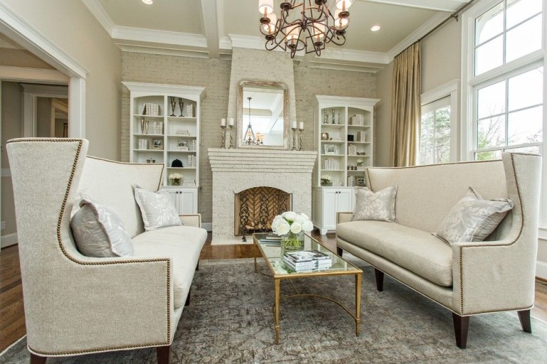 houzz edgecomb gray living room