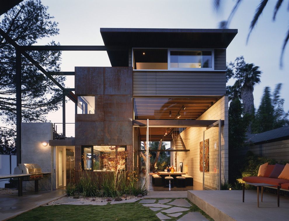 Ehrlich Architects for a Contemporary Exterior with a Corner Window and 700 Palms Residence by Ehrlich Architects