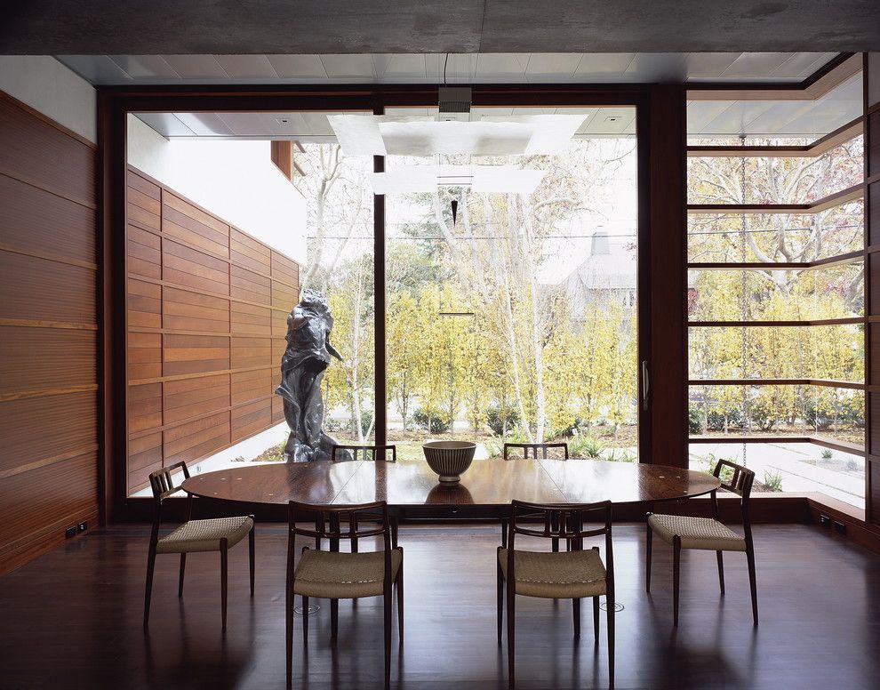 Ehrlich Architects for a Modern Dining Room with a Caning and Waldfogel Residence by Ehrlich Architects