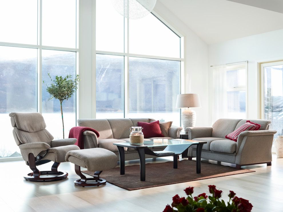 Eloquence Furniture for a Contemporary Living Room with a Modern Living Room and Stressless by Ekornes   Chairs, Recliners & Sofas Imported From Norway by Ergo Beds