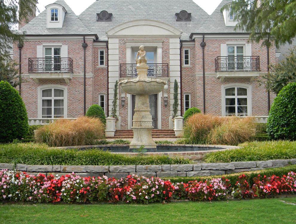 Endicott Brick for a Traditional Patio with a European Style and Italian Marble by Italian Marble, Llc