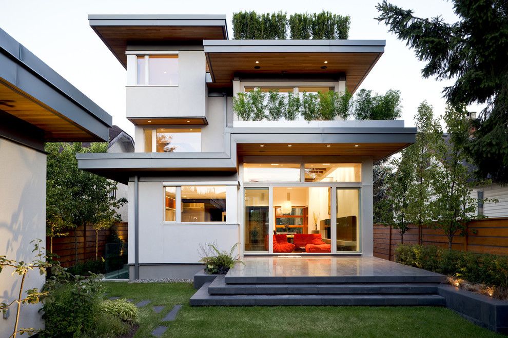 Eplans for a Contemporary Exterior with a Wood Fencing and Modern Exterior by Nbhb.ca