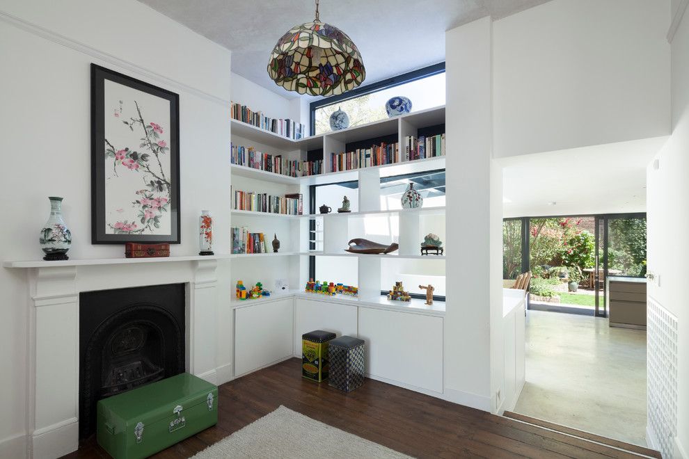 Eplans for a Eclectic Living Room with a Design and Stoke Newington N16 by Scenario Architecture