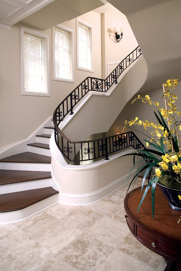 Estridge Homes for a Traditional Staircase with a Traditional and Interiors by Estridge Homes