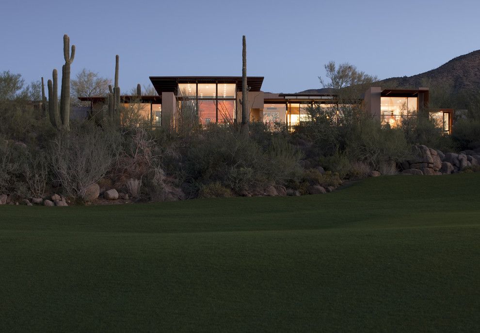 Fairway Lawns for a Southwestern Exterior with a the Construction Zone Ltd and the Brown Residence by the Construction Zone, Ltd.