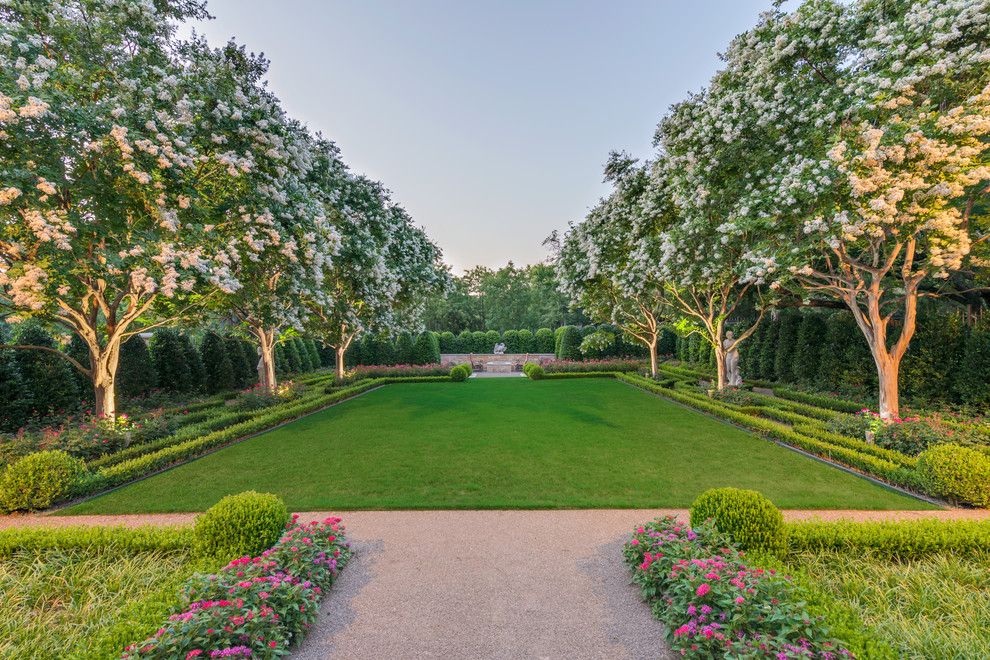 Fairway Lawns for a Traditional Landscape with a Hedge and Private Residence   English Tudor by Harold Leidner Landscape Architects