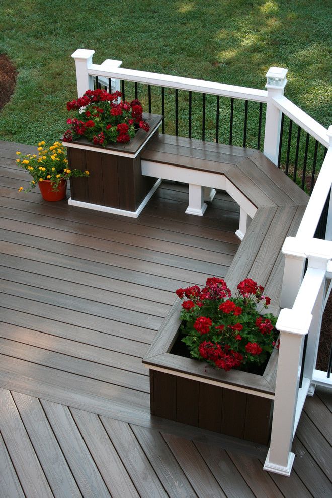 Fiberon for a Contemporary Deck with a Contemporary and Fiberon Decking by Fiberon Decking