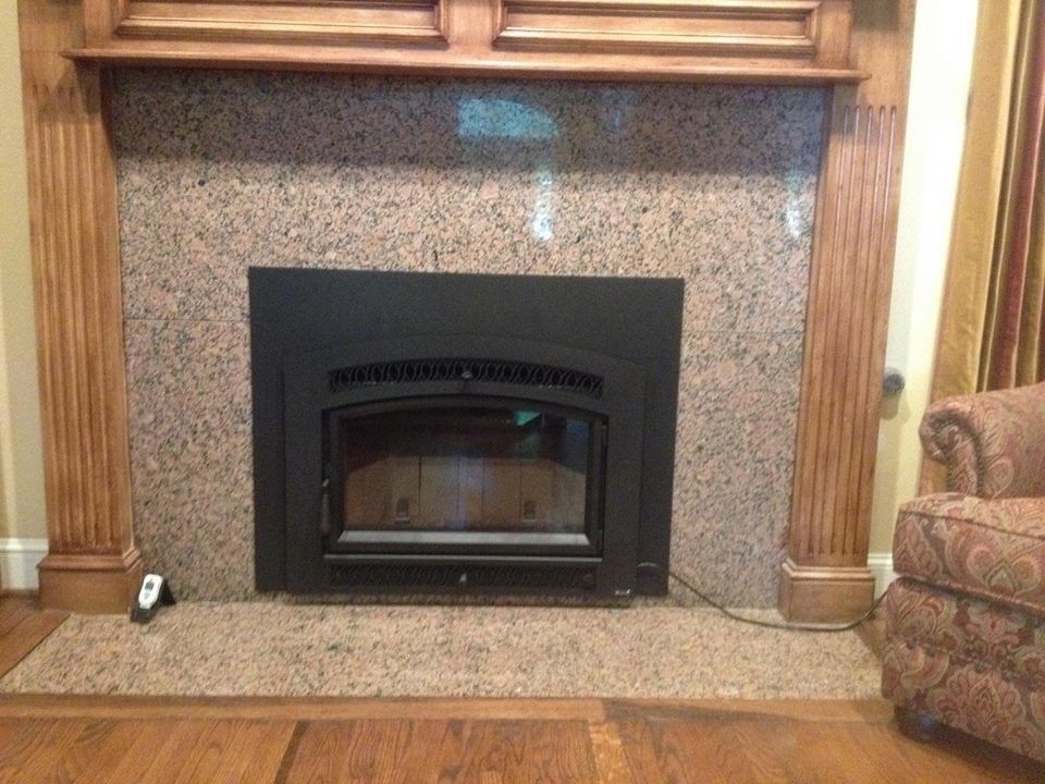 Fireplace Xtrordinair for a Transitional Family Room with a Wood Insert and Fireplace Xtrordinair Flush Wood Hybrid Fyre Wood Insert by North Texas Chimney & Hearth