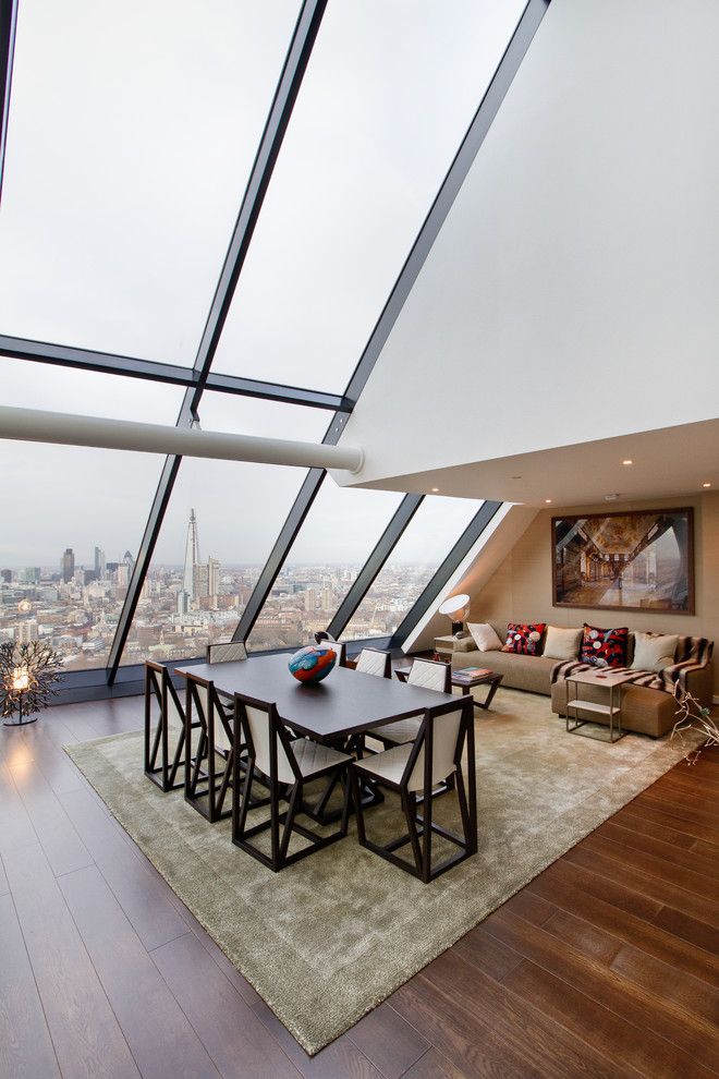 First Apartment Checklist for a Contemporary Dining Room with a Open Plan Living and Strata Tower by Chris Snook