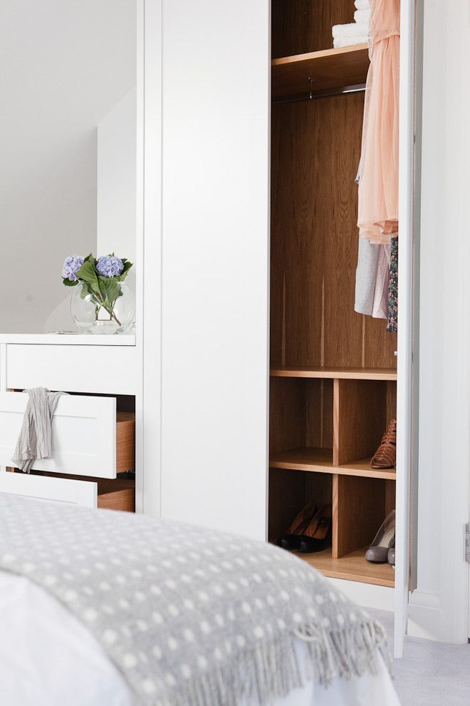 Flemington Dept Store for a  Closet with a Frame and Panel Shaker White Painted Oak and Maple & Gray Wardrobes by Maple & Gray