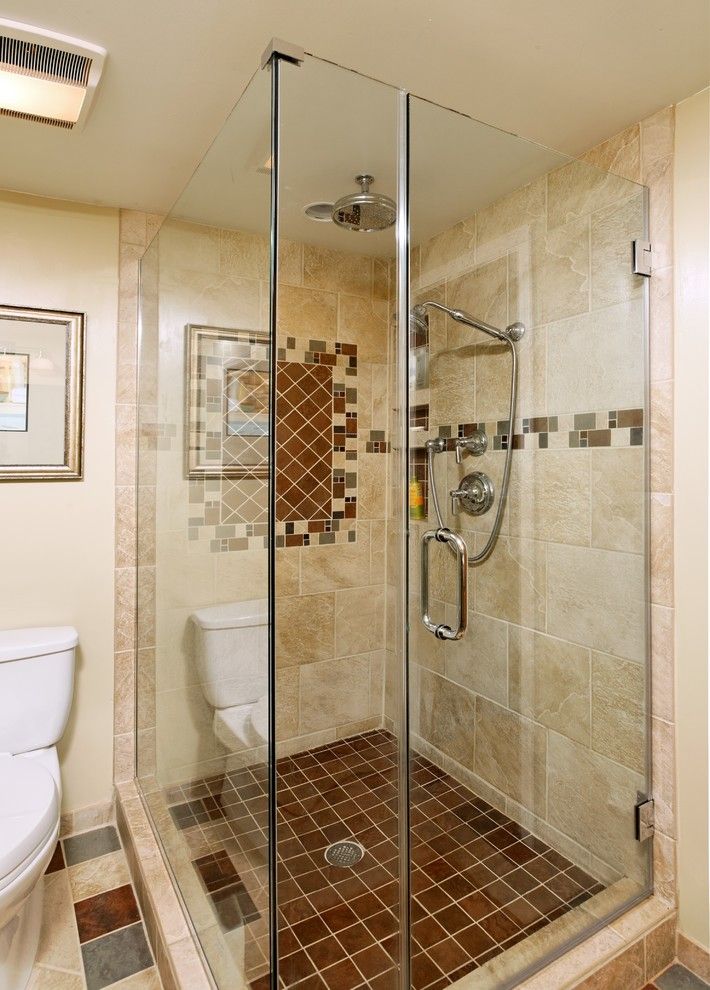 Fleurco for a Eclectic Bathroom with a Earth Tone Colors and Case Design/remodeling, Inc. by Case Design/remodeling, Inc.