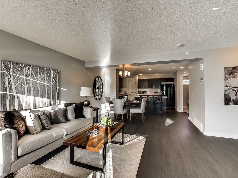 Floor and Decor Lombard for a Transitional Living Room with a Dark Wood and Altius Cy Becker Lombard by Streetside Developments Edmonton