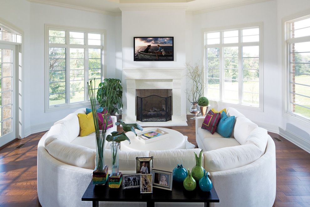 Floor Trader Okc for a Contemporary Living Room with a Crown Molding and Dream Home 2012 by Savvy Decor