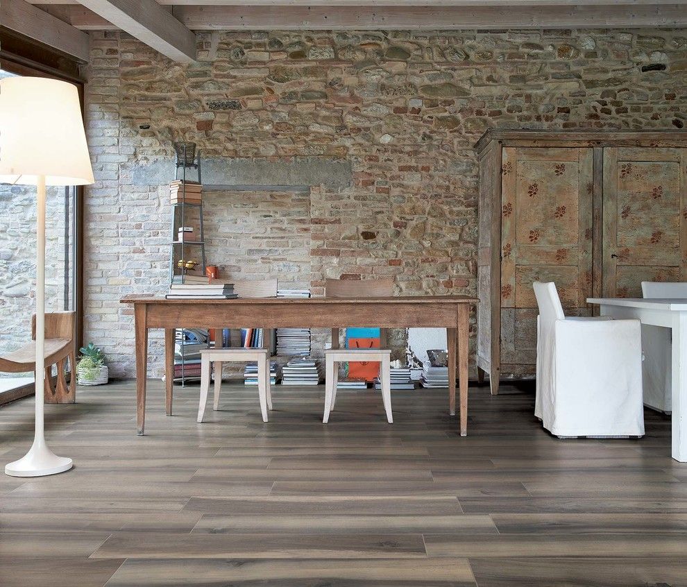 Florim Usa for a Rustic Dining Room with a Rustic Flooring and Trend: Wood Look Tile by Arley Wholesale   Washington County