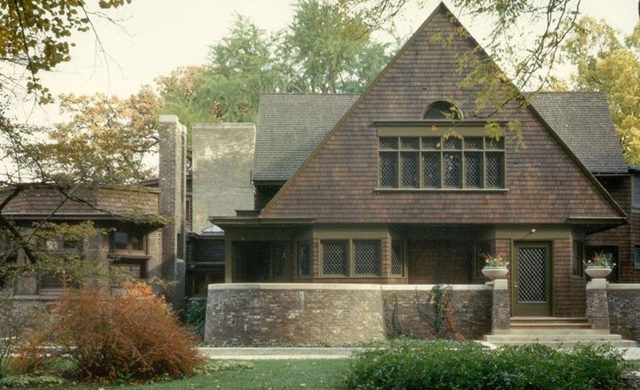 Frank Betz House Plans for a Victorian Exterior with a Frank Lloyd Wright and Wright Home and Studio by Frank Lloyd Wright Trust