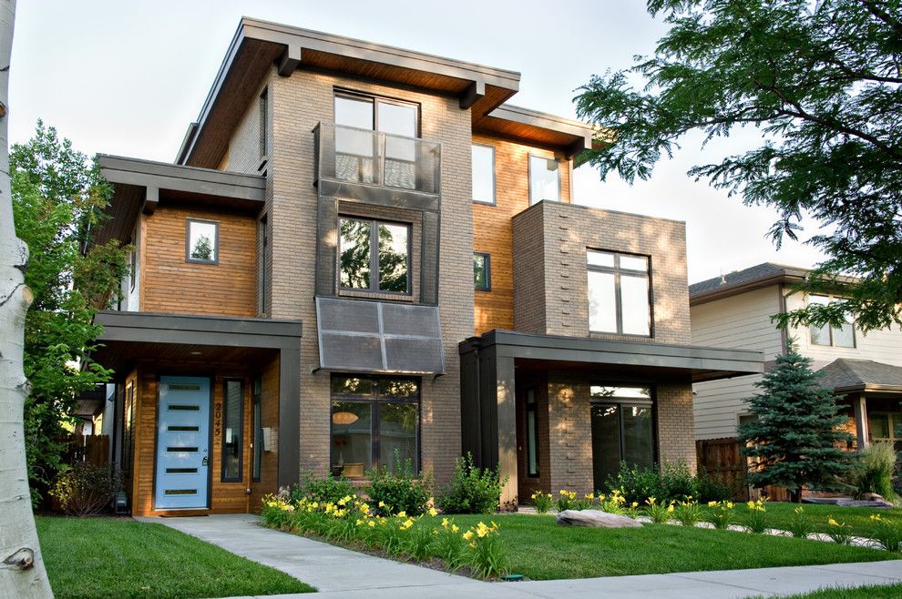 Front Porch Denver for a Contemporary Exterior with a Picture Windows and Pearl Street Duplex Residence by Bcdc (B. Costello Design & Consulting, Llc)