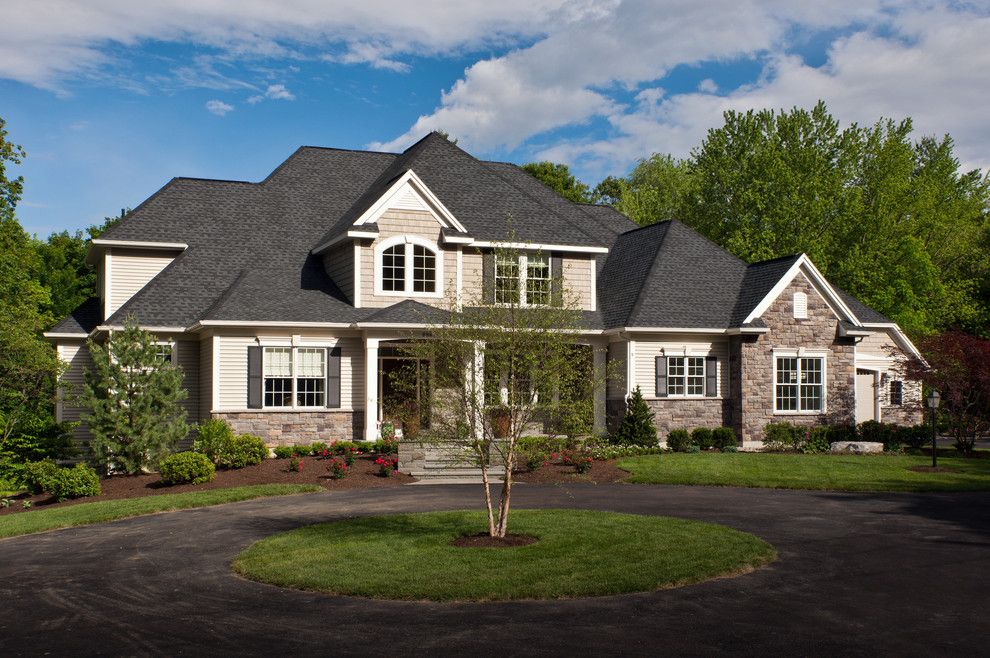 Front Porch Designs for a Traditional Exterior with a Niskayuna Ny and 2012 Parade of Homes by Belmonte Builders