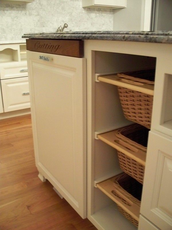 Fruit Basket Flowerland for a Traditional Kitchen with a Blue Granite and Kitchen Built in Cutting Board and Baskets by Beaglesdoitbetter