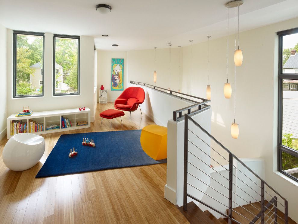 Fry Reglet for a Modern Kids with a Loft and Quarry Street House by Marina Rubina, Architect