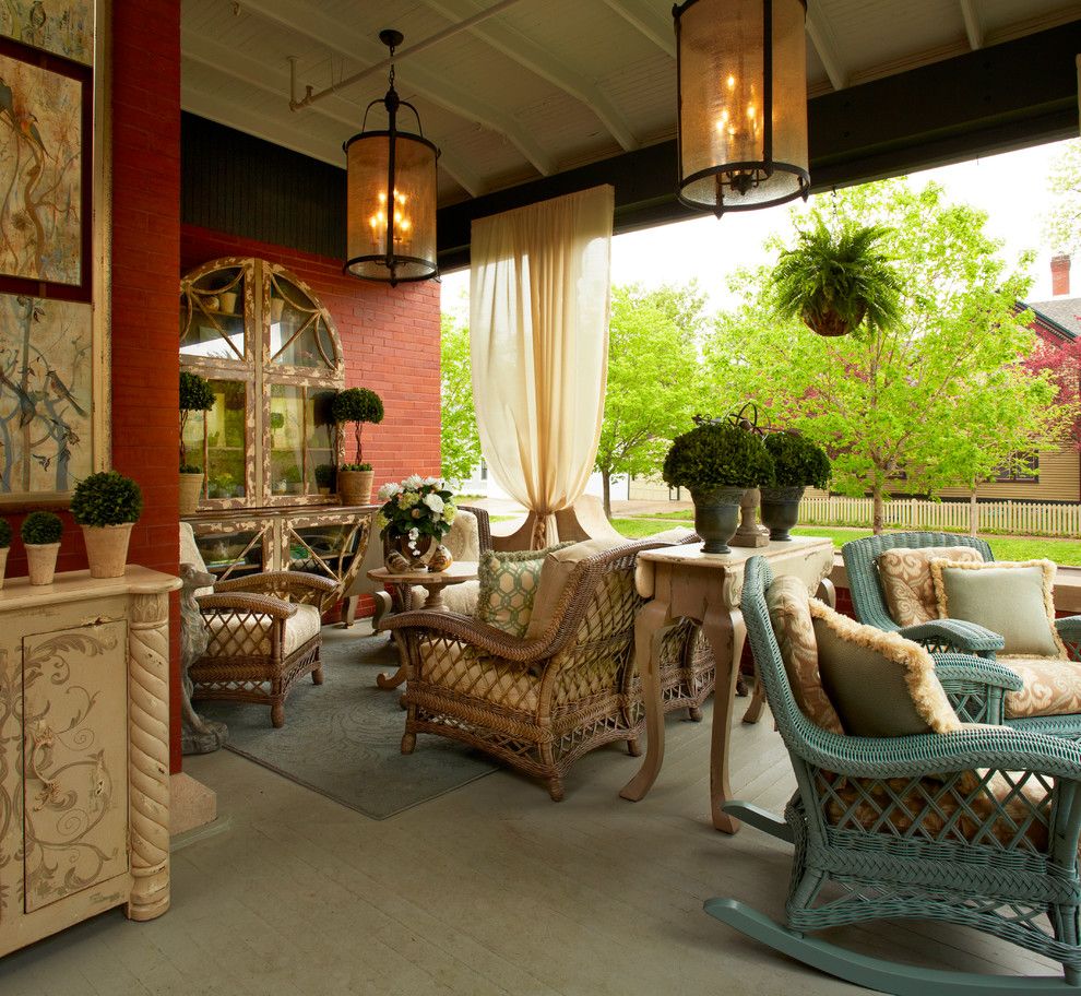 Gabberts Furniture for a Traditional Porch with a Cathedral Hill and Front Porch by Gabberts Design Studio