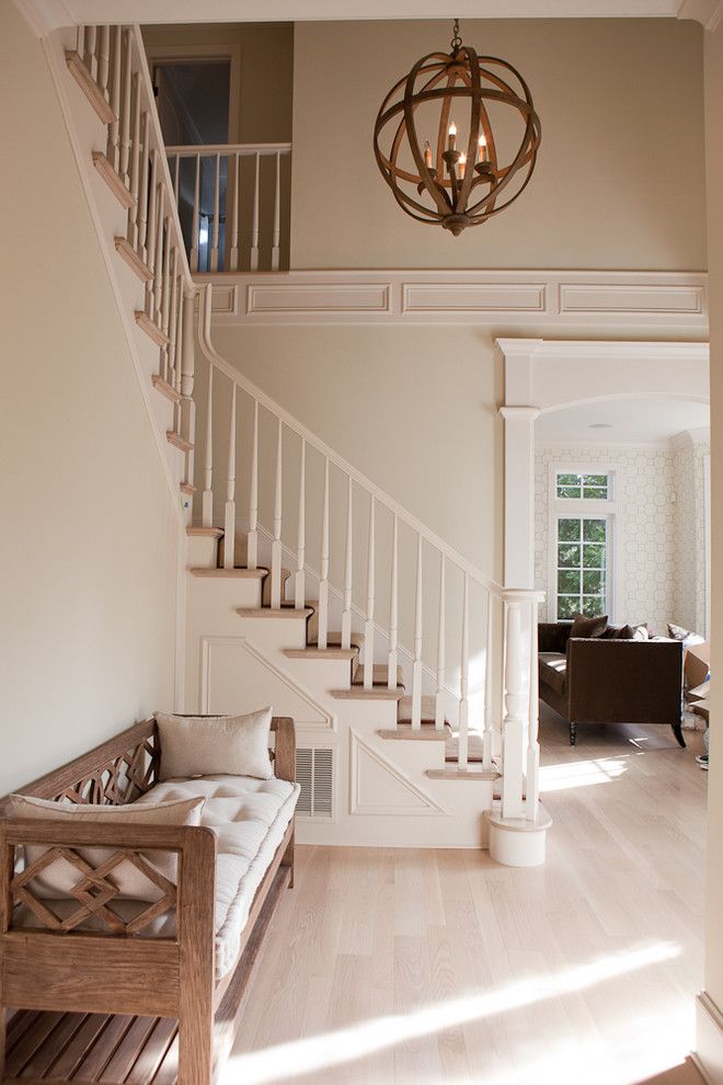 Gabby Furniture for a Traditional Entry with a Bench and Foyer by Jenny Baines, Jennifer Baines Interiors