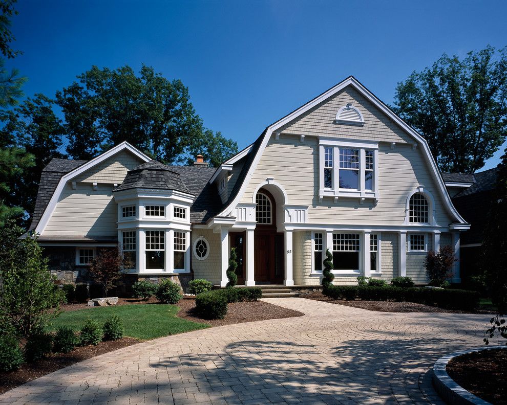 Gabled Roof for a Traditional Exterior with a Traditional and Saratoga Lake House by Wallant Architect