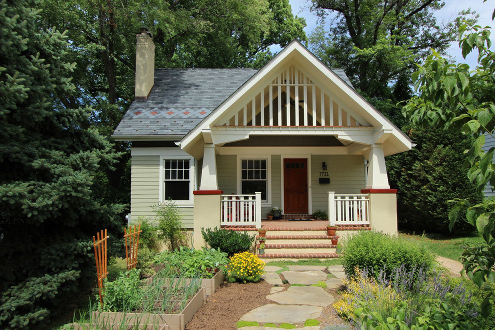 Gables Upper Kirby for a Craftsman Exterior with a Stone and Gracious Front Porch by Bennett Frank Mccarthy Architects, Inc.