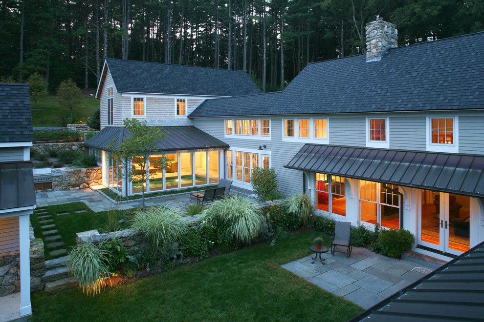 Gaf Shingles for a Contemporary Landscape with a Nanawall and Sudbury House Renovation by Sheldon Pennoyer Architects