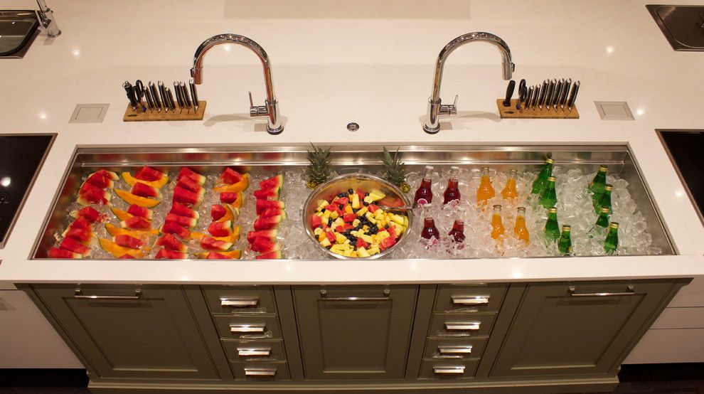 Galley Sink for a  Kitchen with a the Galley and the Galley   Reinventing the Kitchen by the Galley Collection